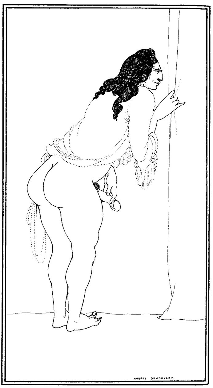 Kärsimätön avionrikkoja, 1897 tekijältä Aubrey Beardsley