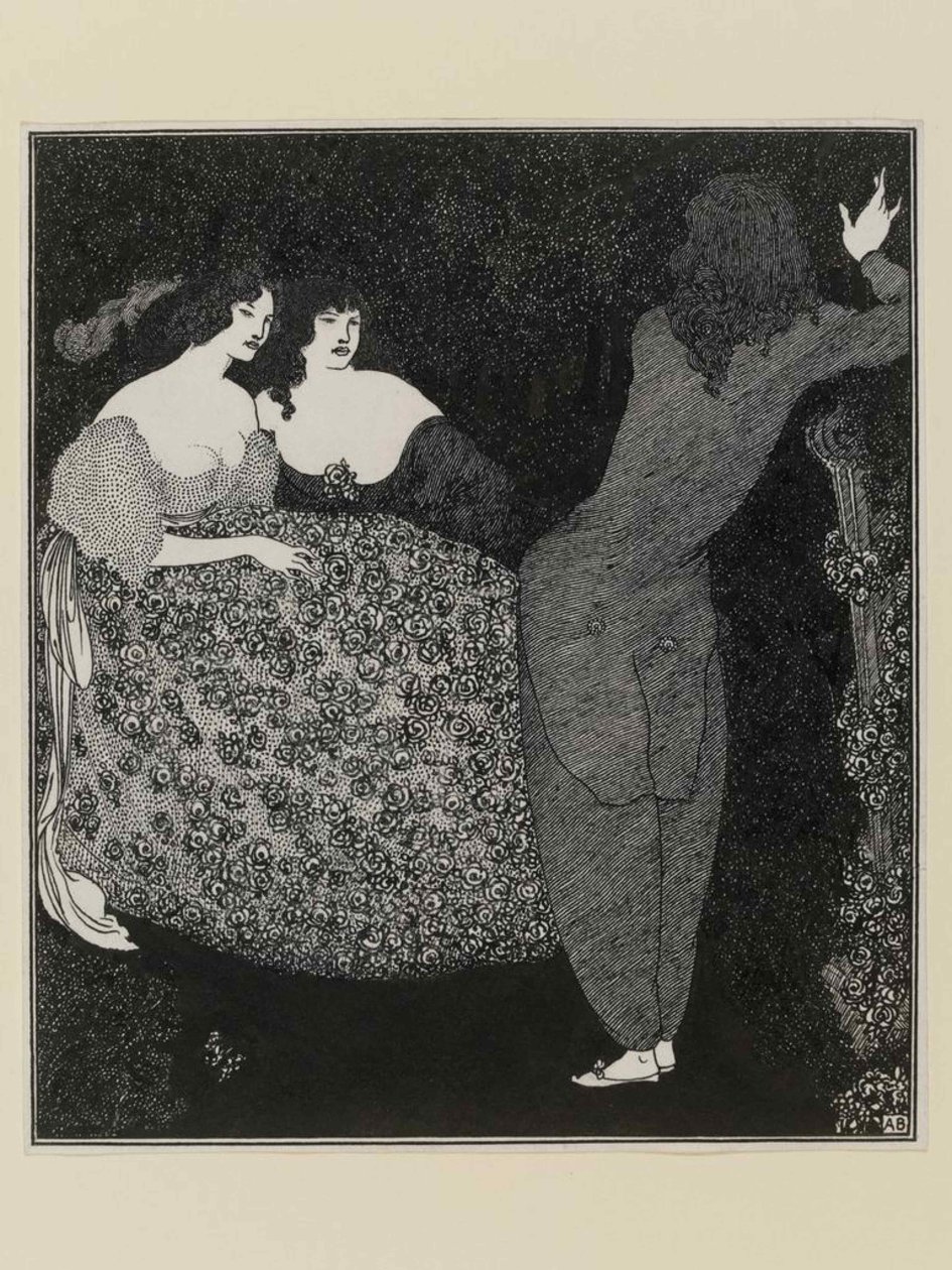 Tristan ja Isolde, 1896. tekijältä Aubrey Beardsley
