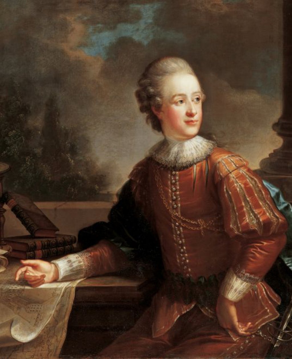 Bildnis des späteren Fürsten Alois I. von Liechtenstein tekijältä August Friedrich Oelenhainz