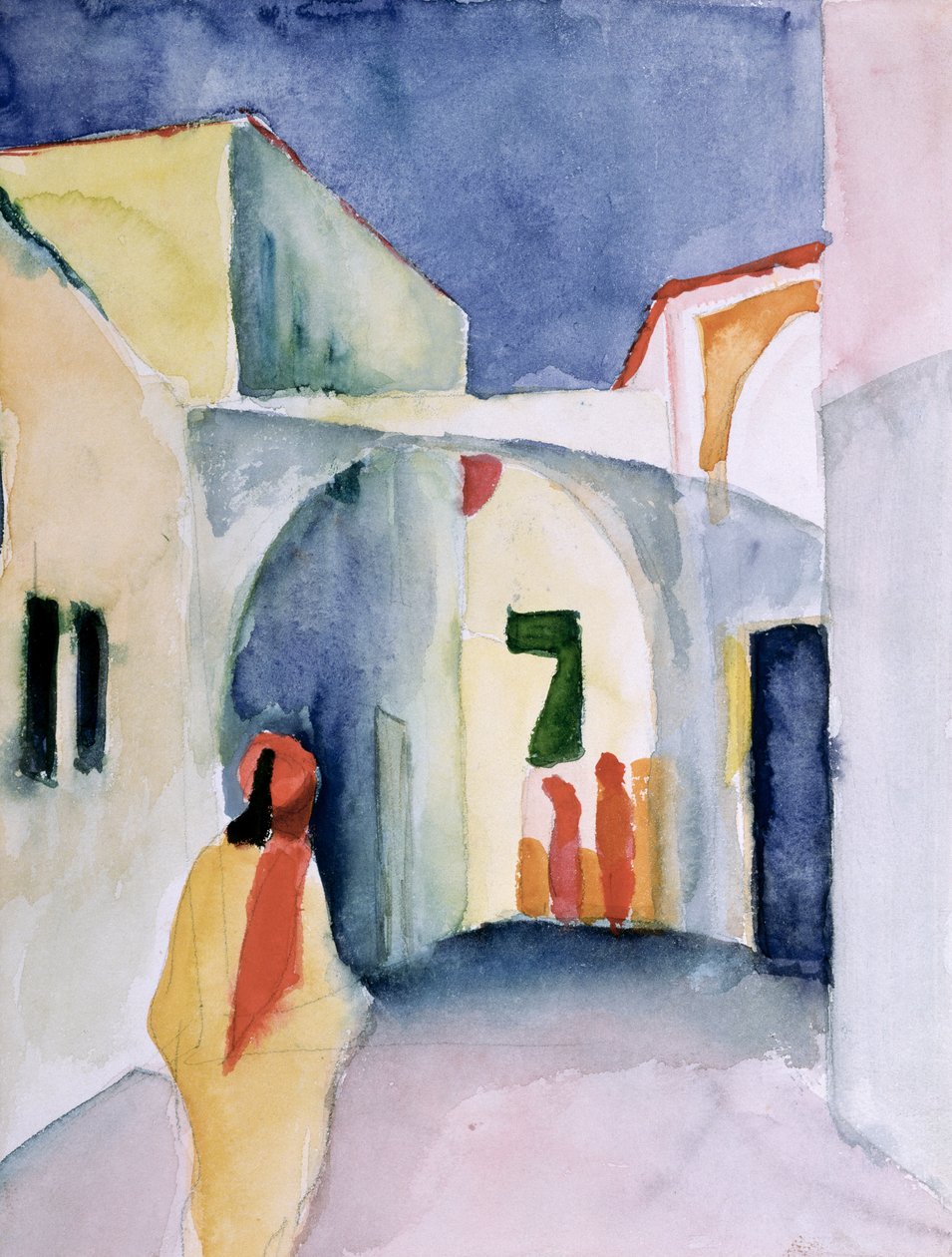 Silmäys kujalle tekijältä August Macke
