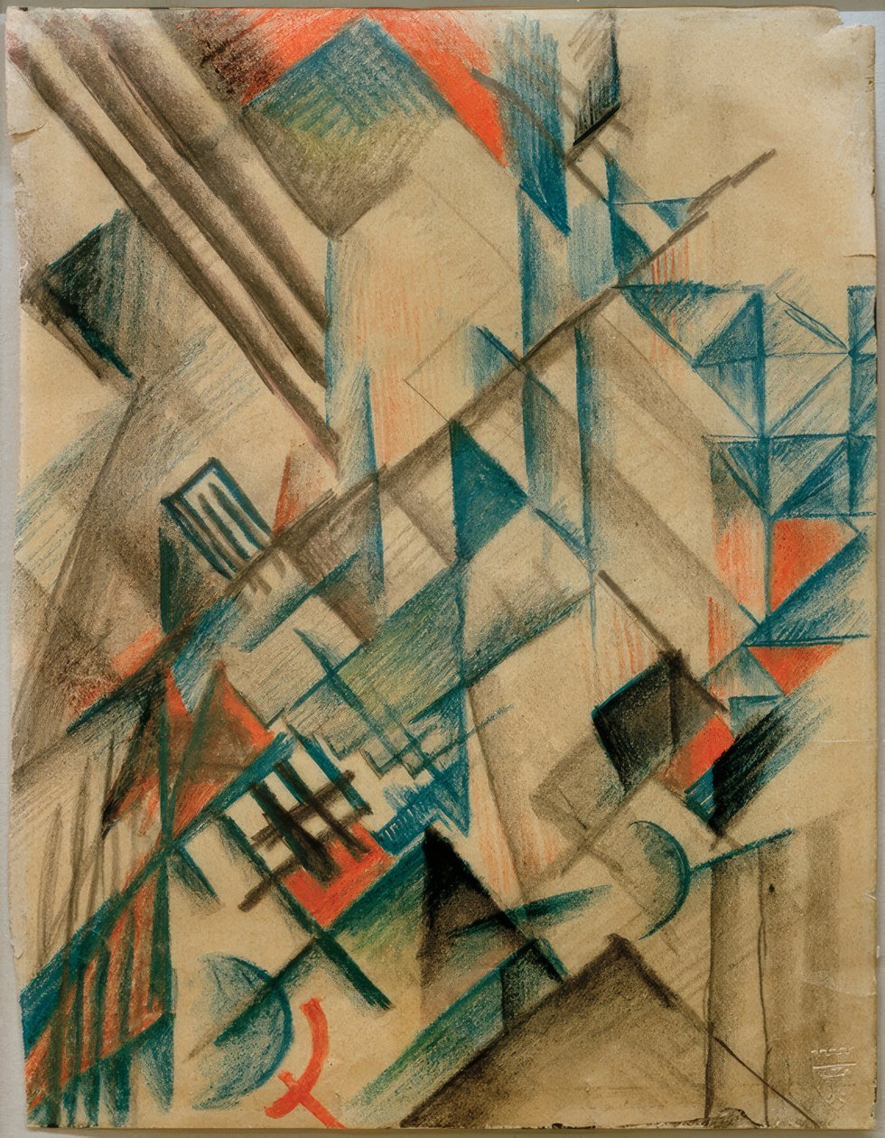 Abstrakti Formen II tekijältä August Macke