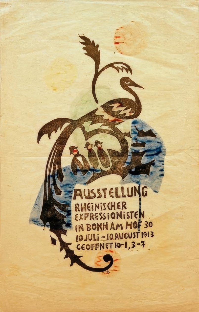 Näyttely Reinin ekspressionistit II,... tekijältä August Macke