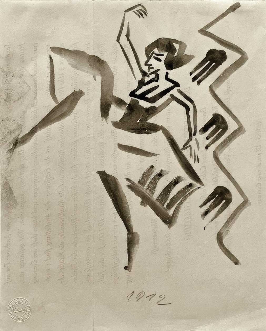 Balleteuse tekijältä August Macke