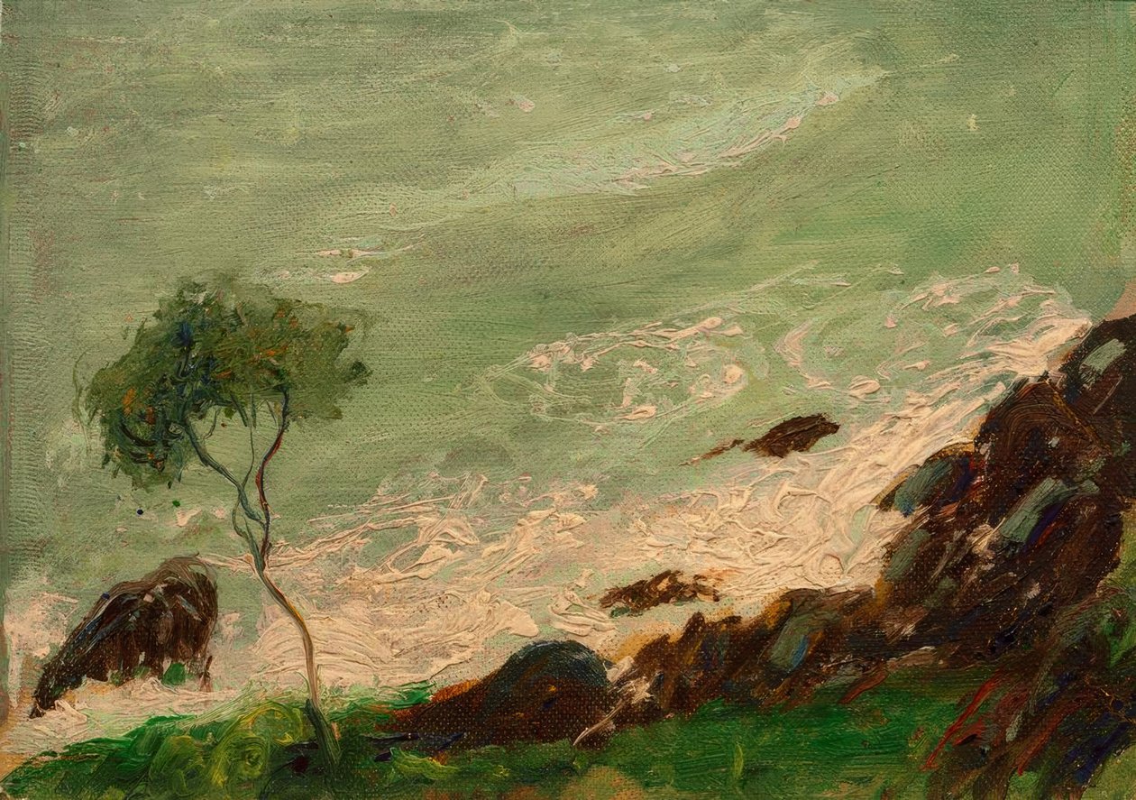 Baum am Meer bei Rapallo tekijältä August Macke