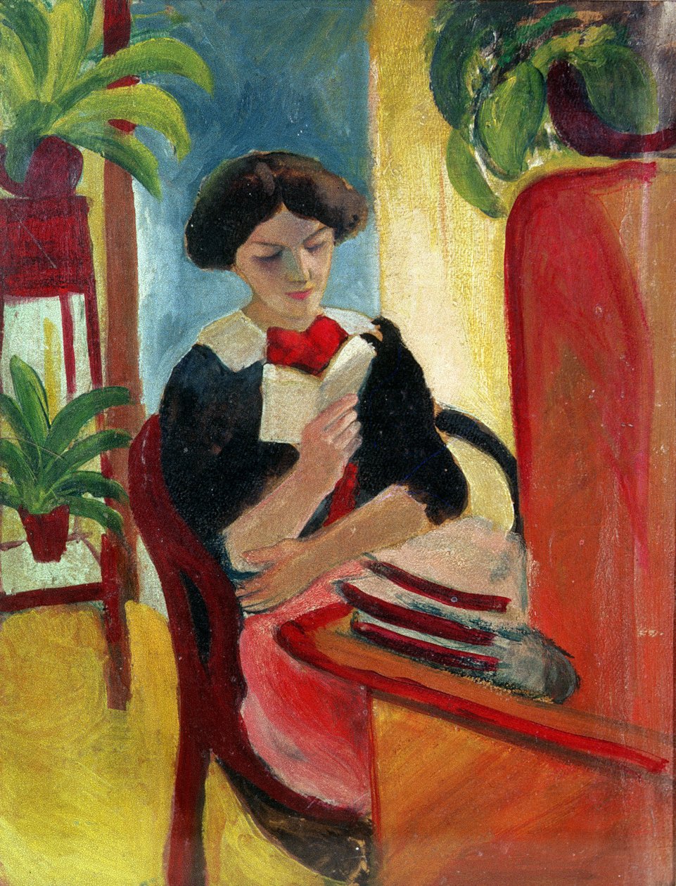 Elizabeth Reading tekijältä August Macke