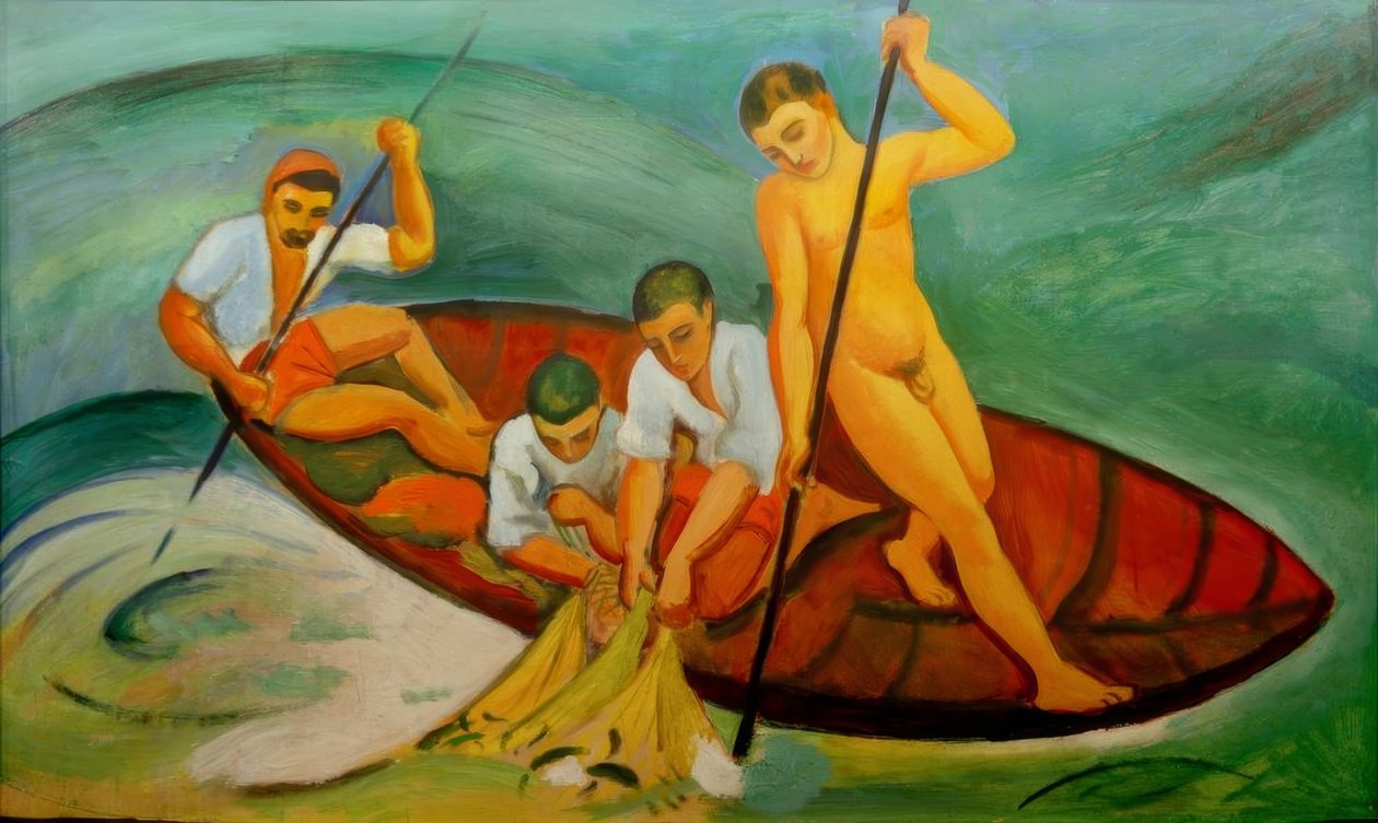 Iso saalis tekijältä August Macke