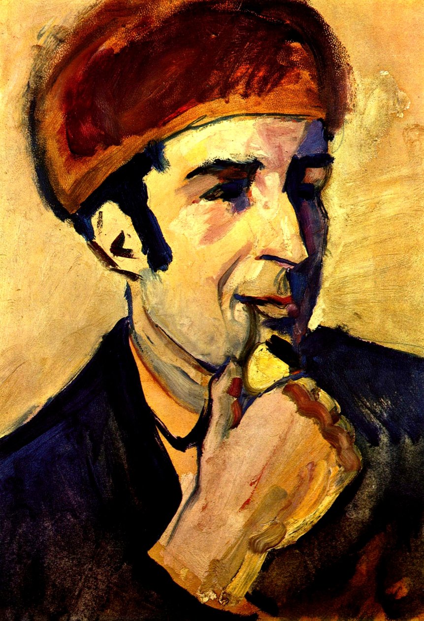 Franz Marcin muotokuva tekijältä August Macke