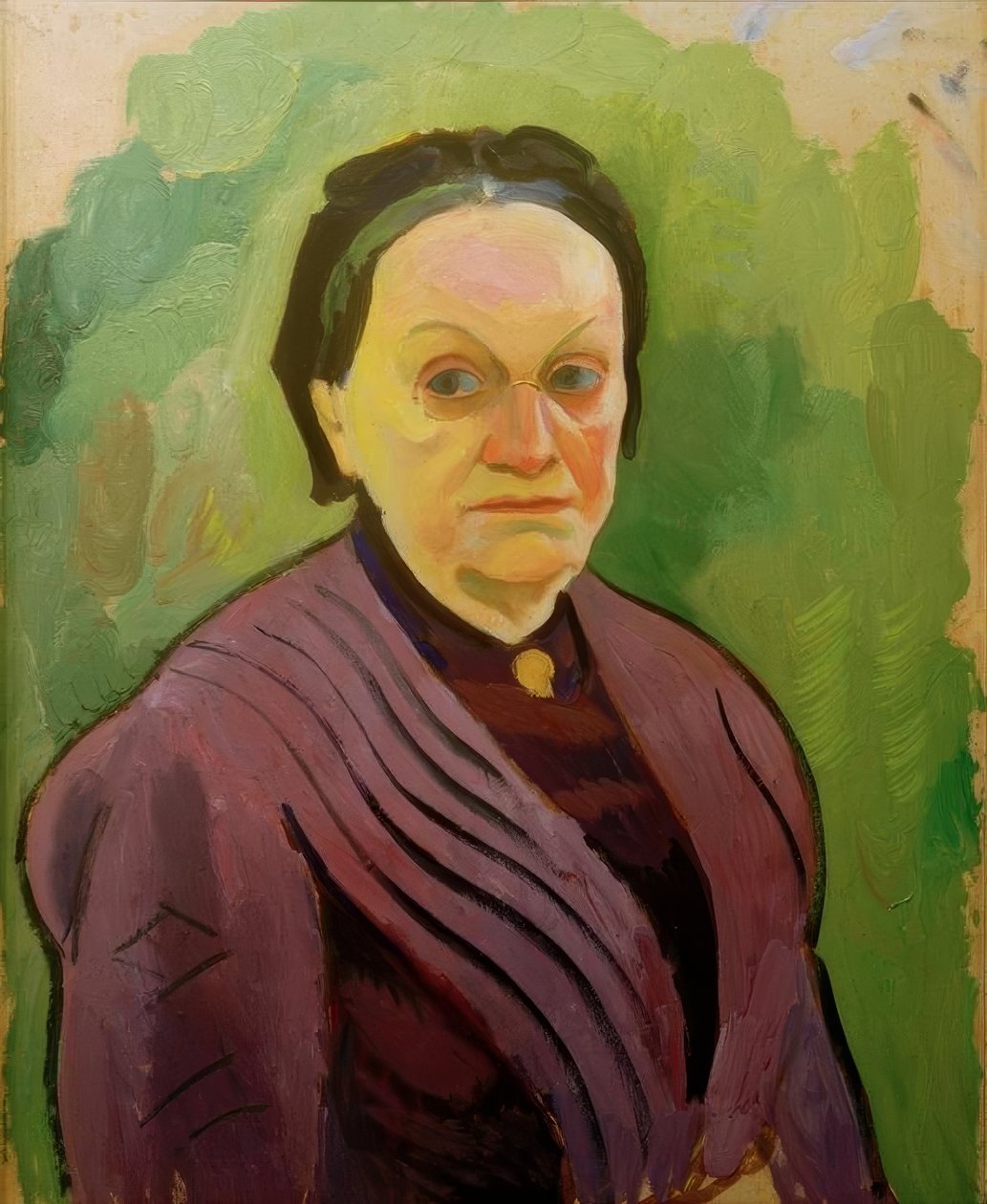 Porträtstudie Katharina Koehler tekijältä August Macke