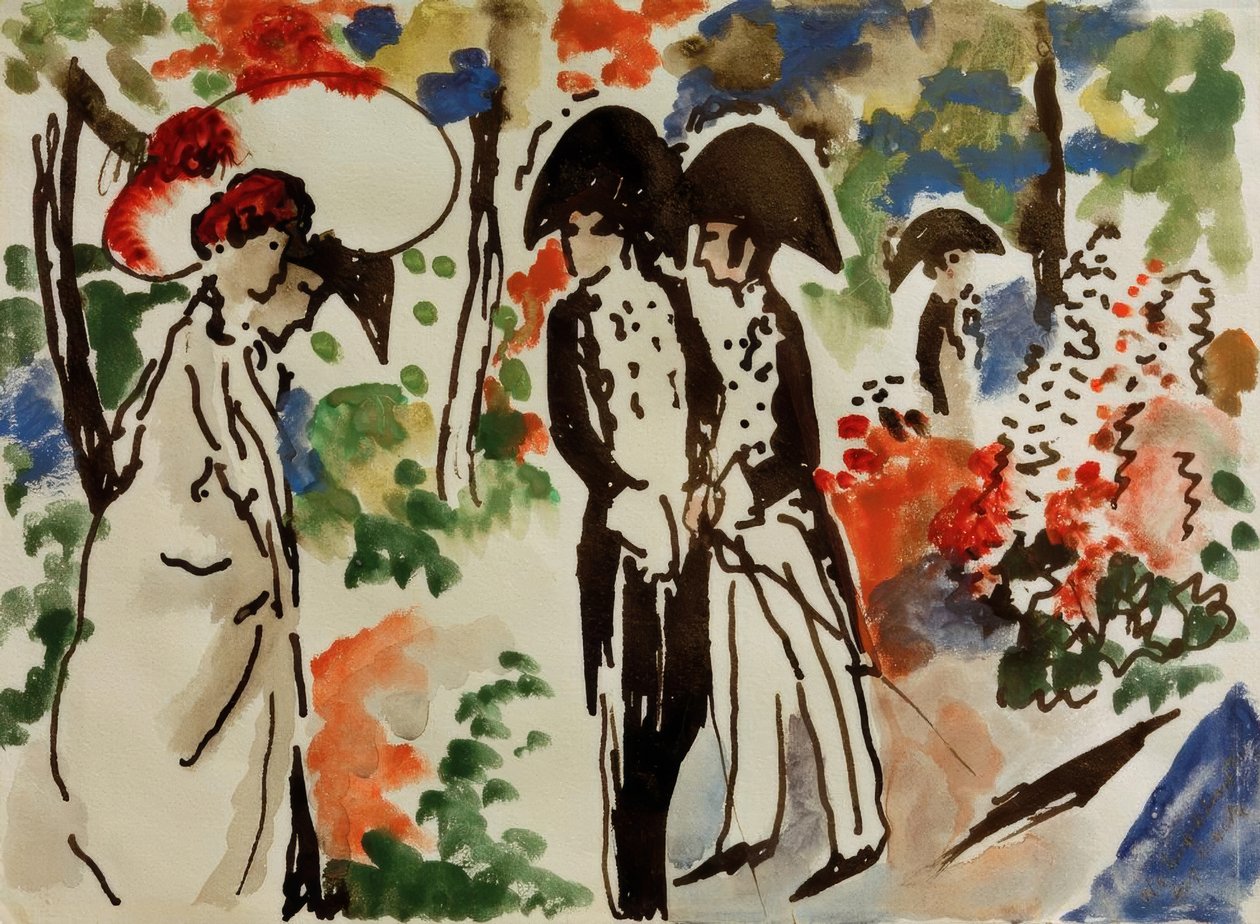 Promenade tekijältä August Macke