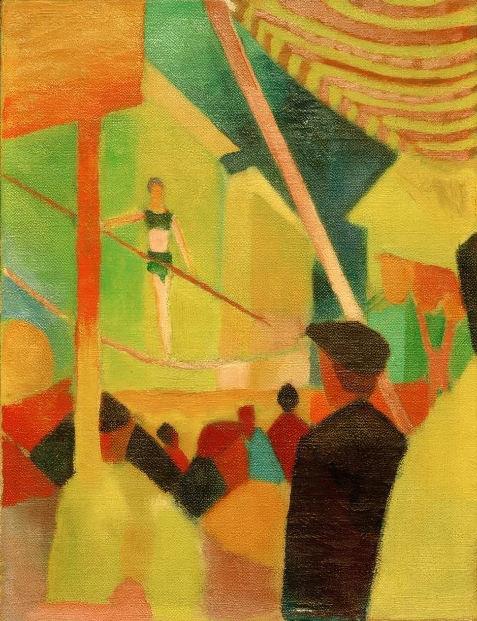 Seiltänzerin tekijältä August Macke
