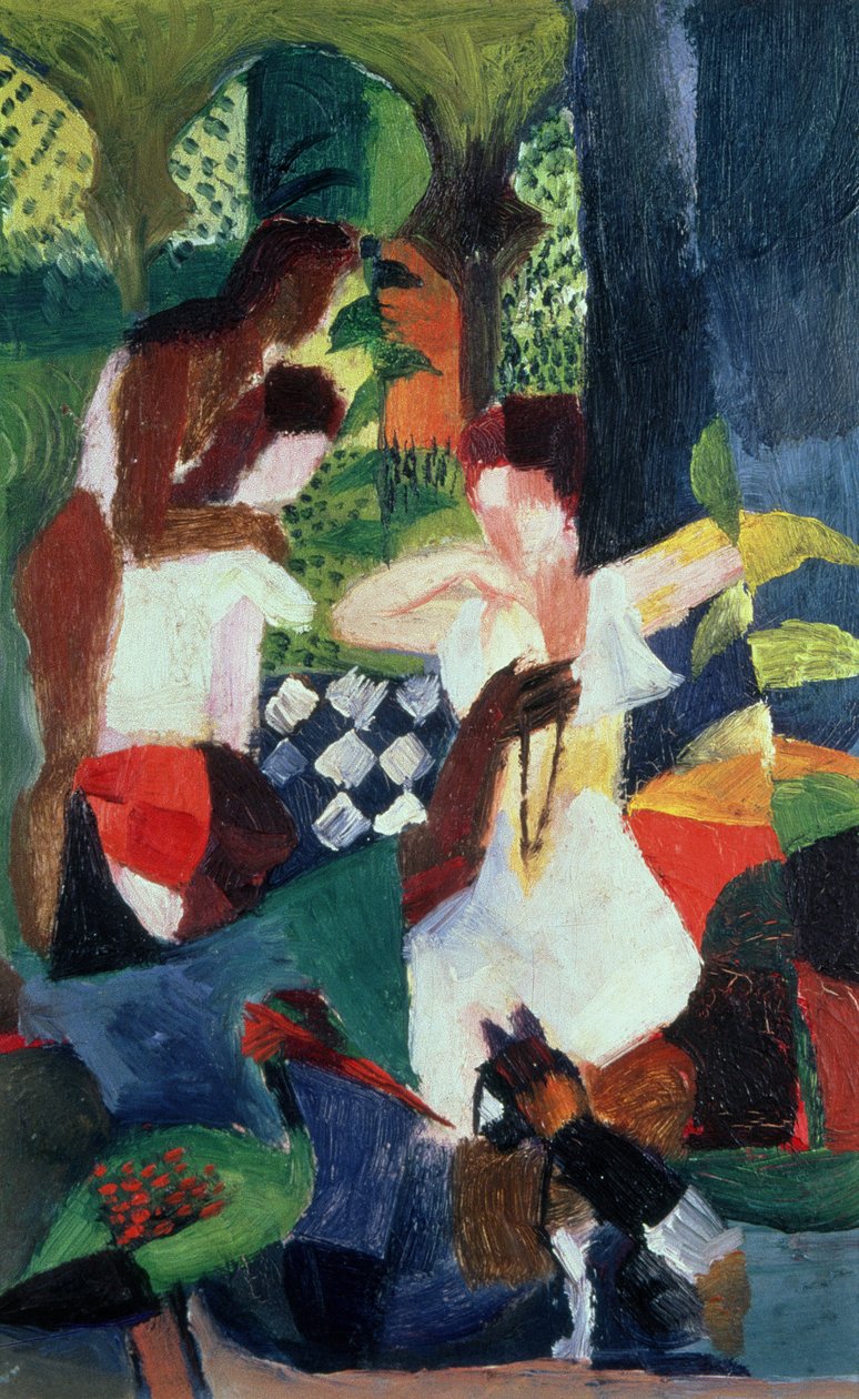 Turkkilainen jalokivikauppias tekijältä August Macke