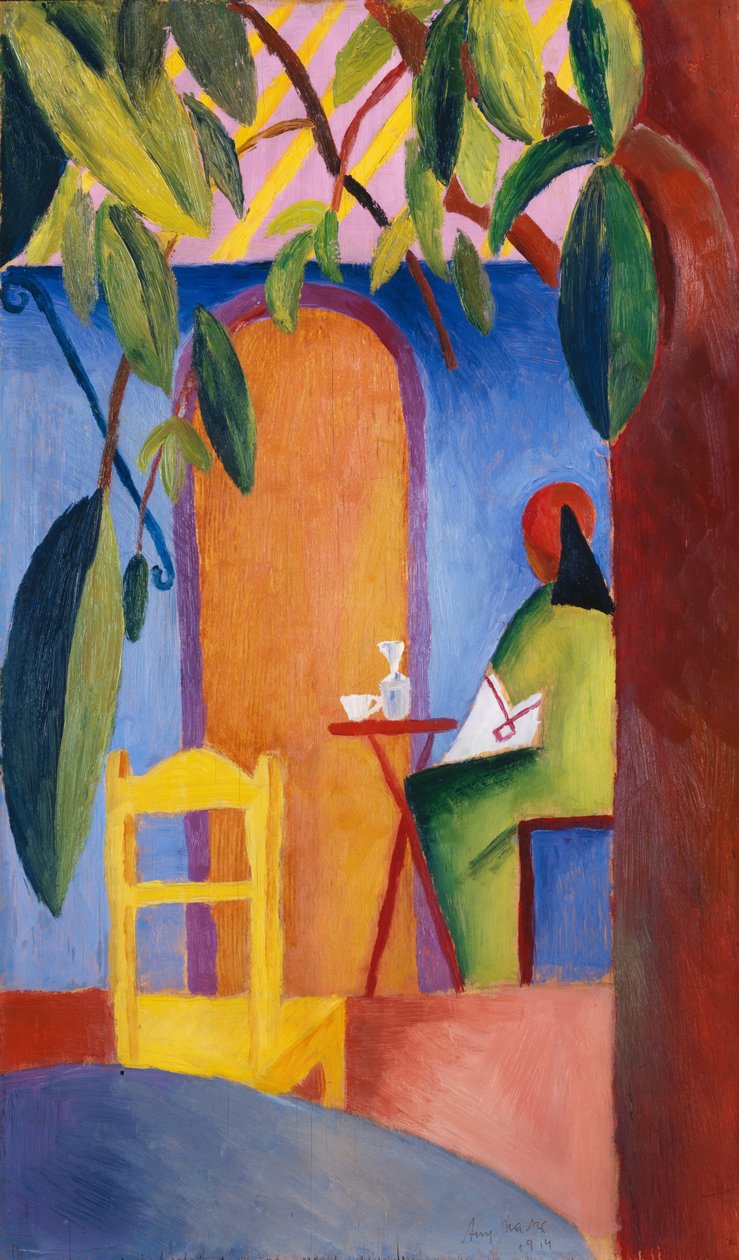 Turkkilainen kahvila tekijältä August Macke