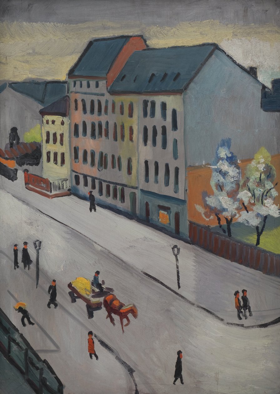 Meidän katu harmaana tekijältä August Macke