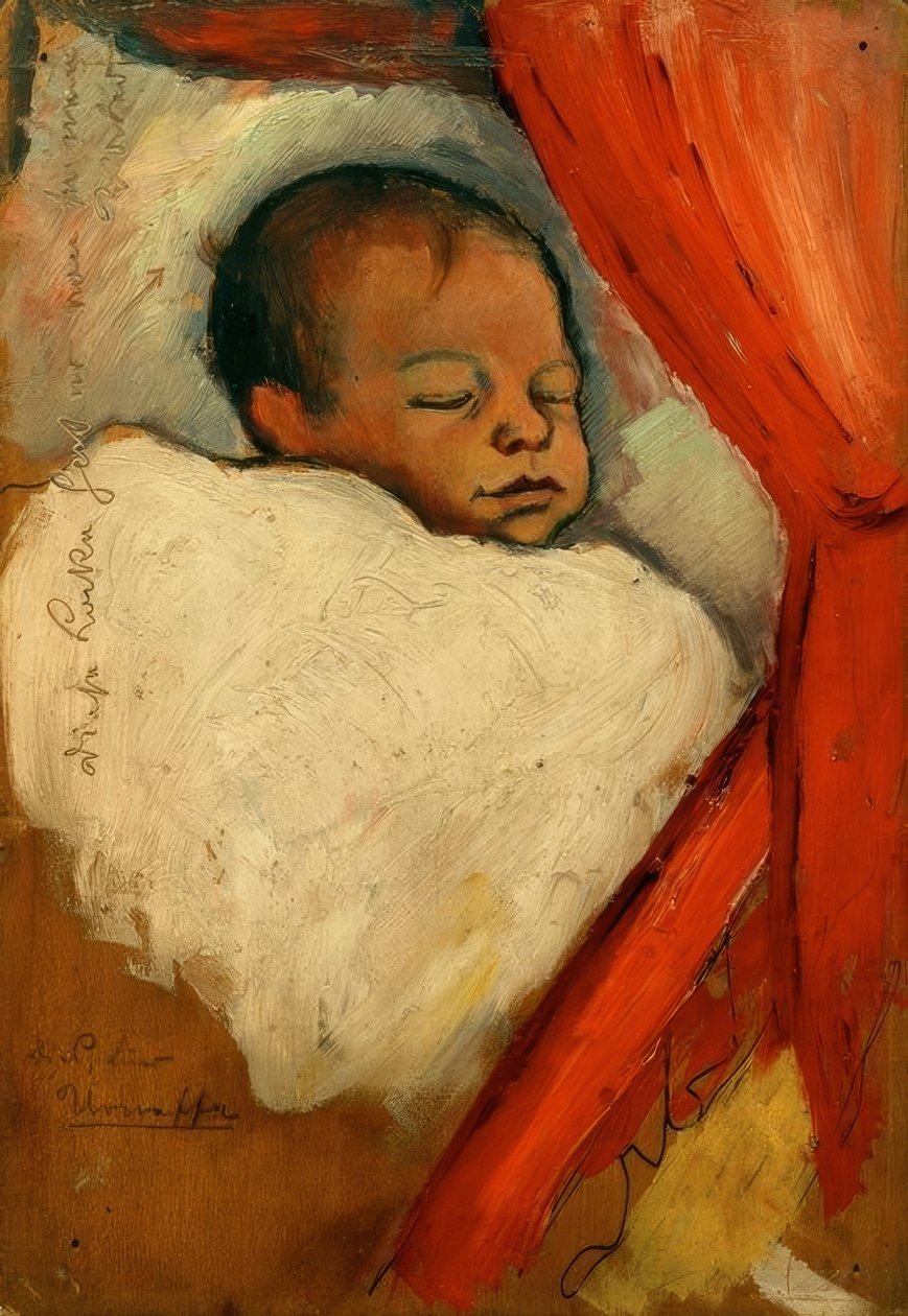 Walter, drei Tage alt tekijältä August Macke