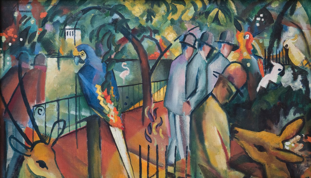 Eläintarha tekijältä August Macke