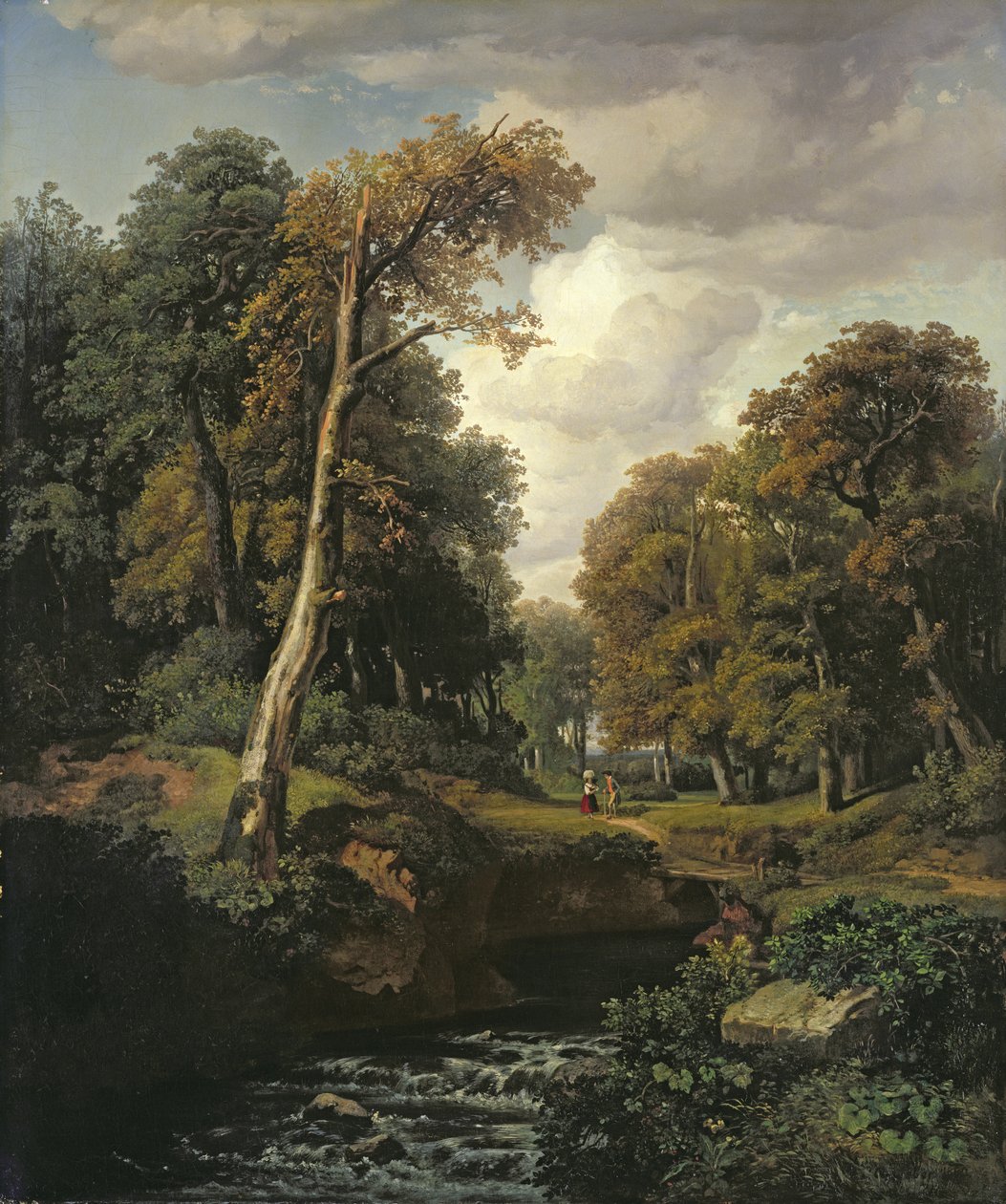Maisema, 1850 tekijältä August Weber