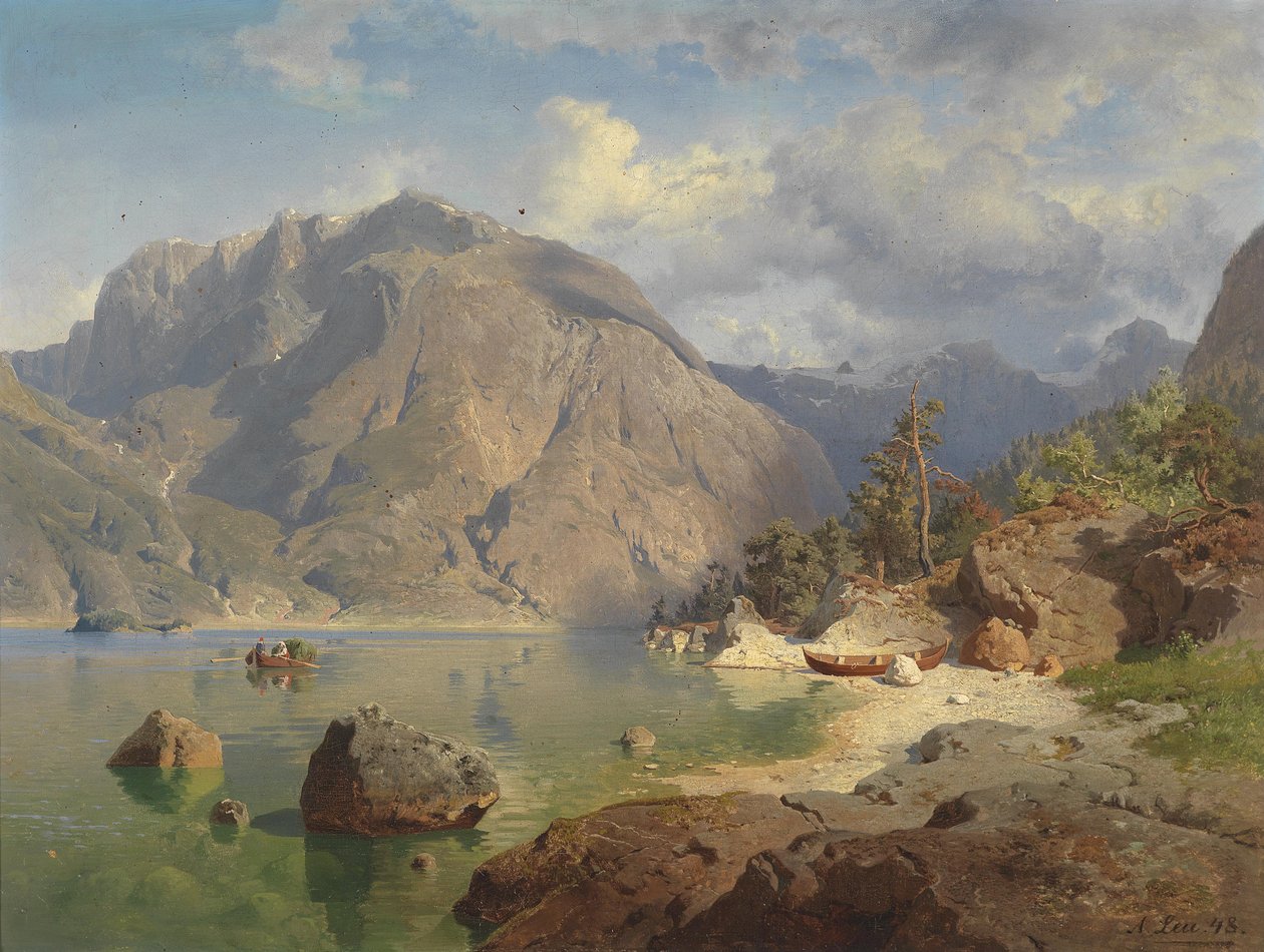 Gebirgssee tekijältä August Wilhelm Leu