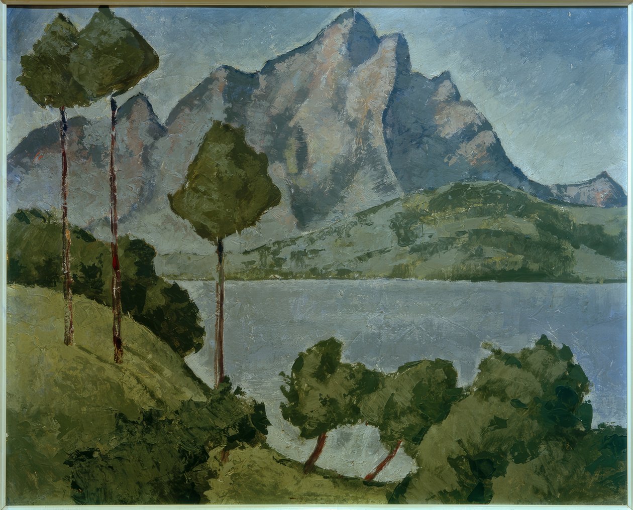 Luzernjärvi Pilatuksen kanssa tekijältä August Babberger