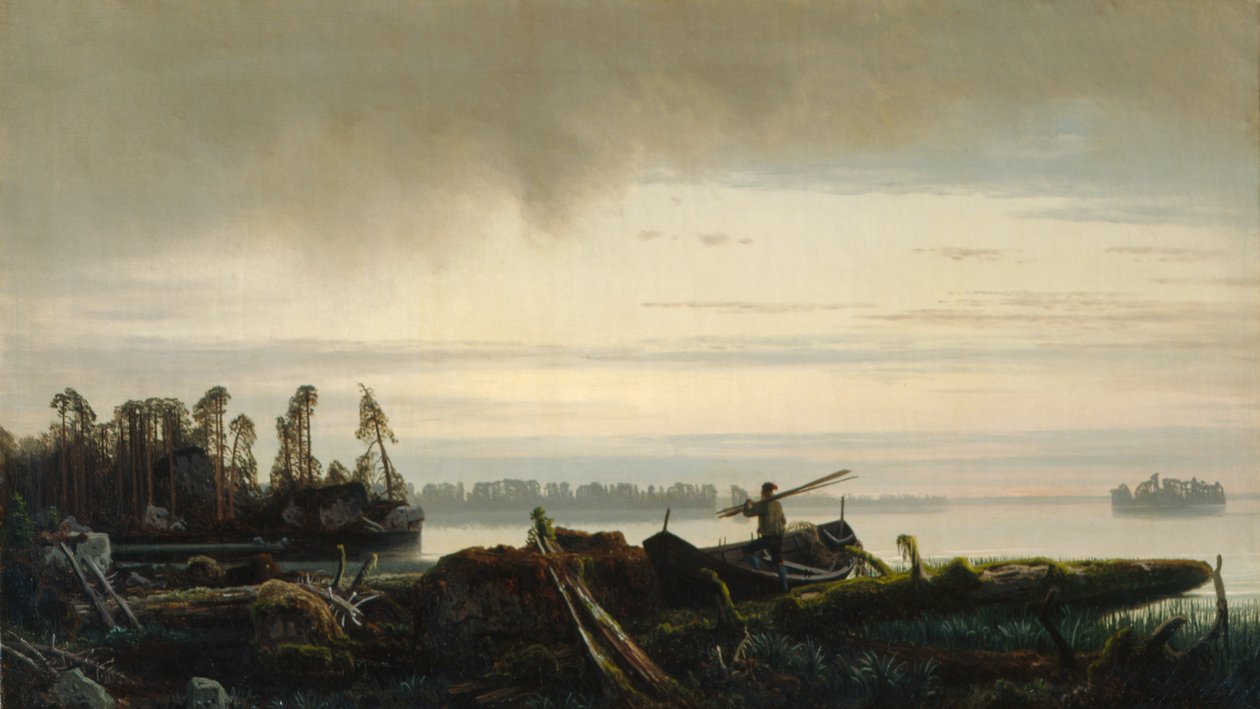 Sannavann (öljy kankaalle) tekijältä August Cappelen