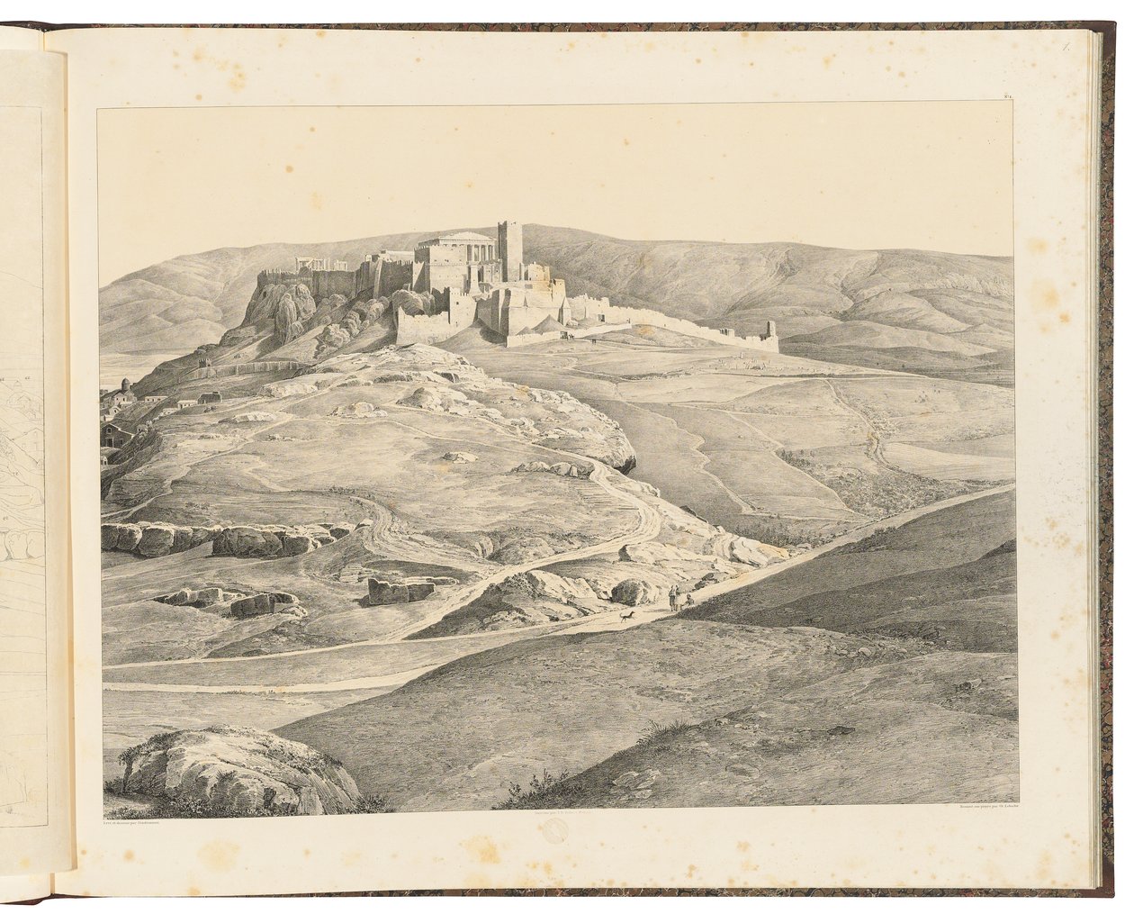 Ateena Nymfikukkulasta katsottuna, 1841 tekijältä August Ferdinand Stademann