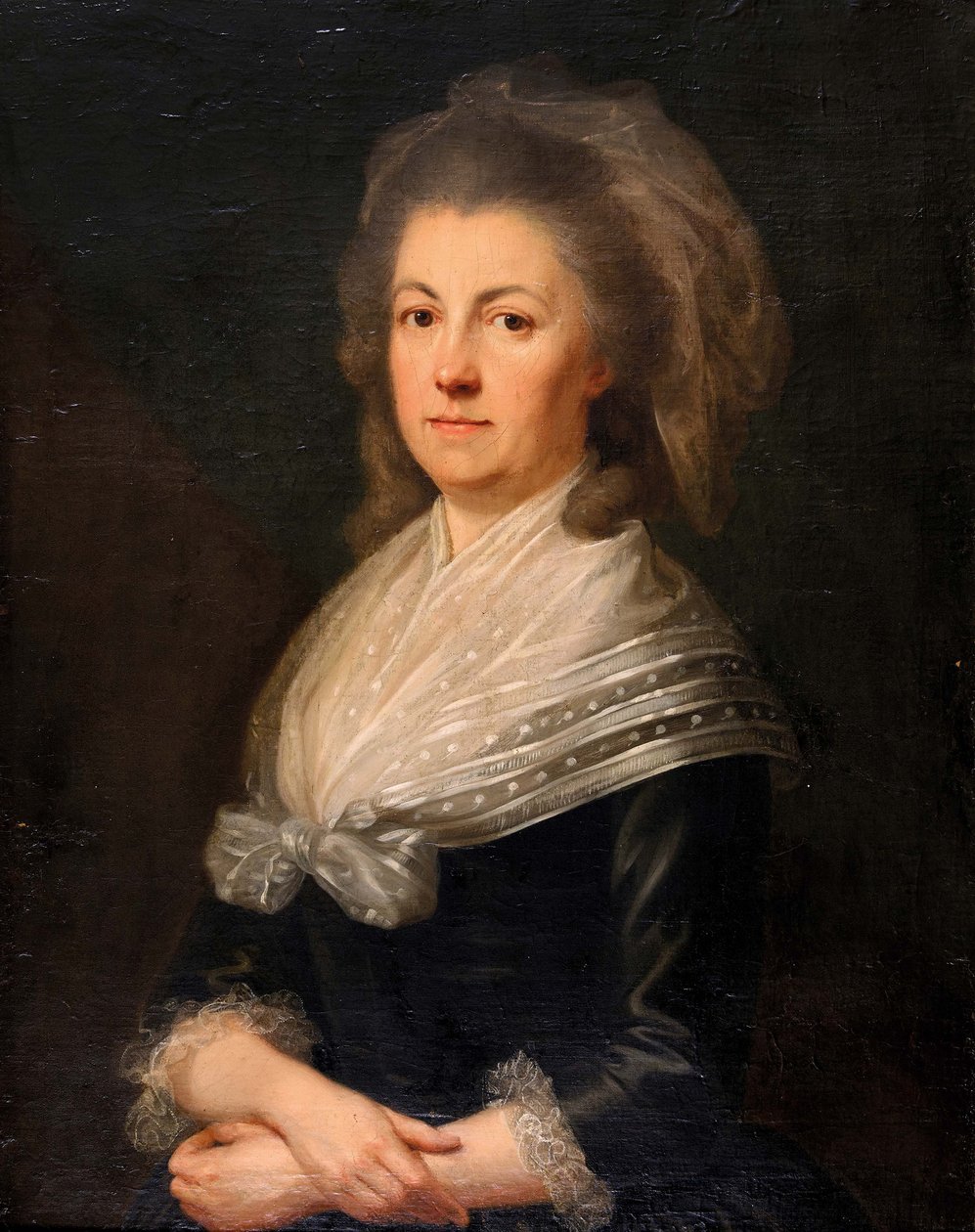 Muotokuva Francisca Catharina von Steigeristä tekijältä August Friedrich Oelenhainz