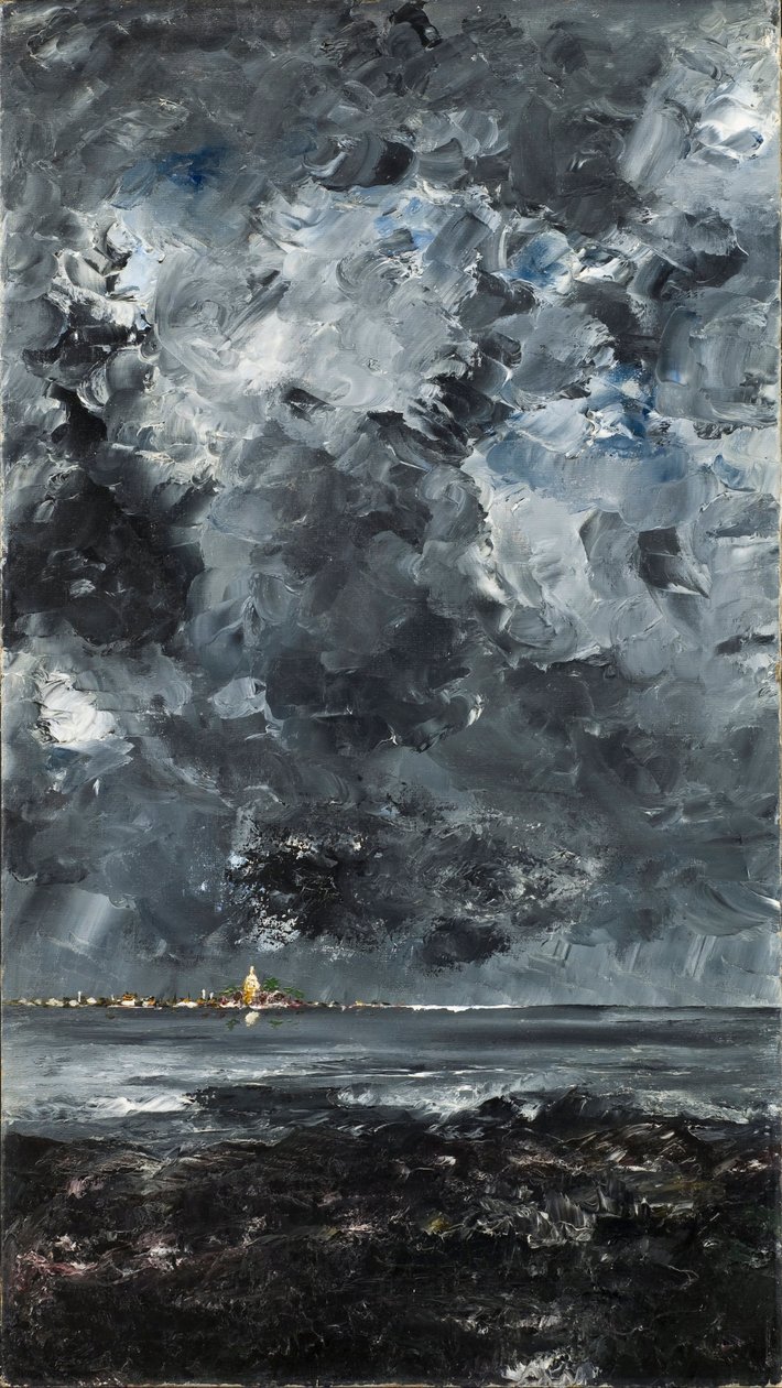 La ville - Kaupunki - Strindberg, elokuu (1849-1912) - 1903 - Öljy kankaalle - 94,5x53 - Tukholman kansallismuseo tekijältä August Johan Strindberg