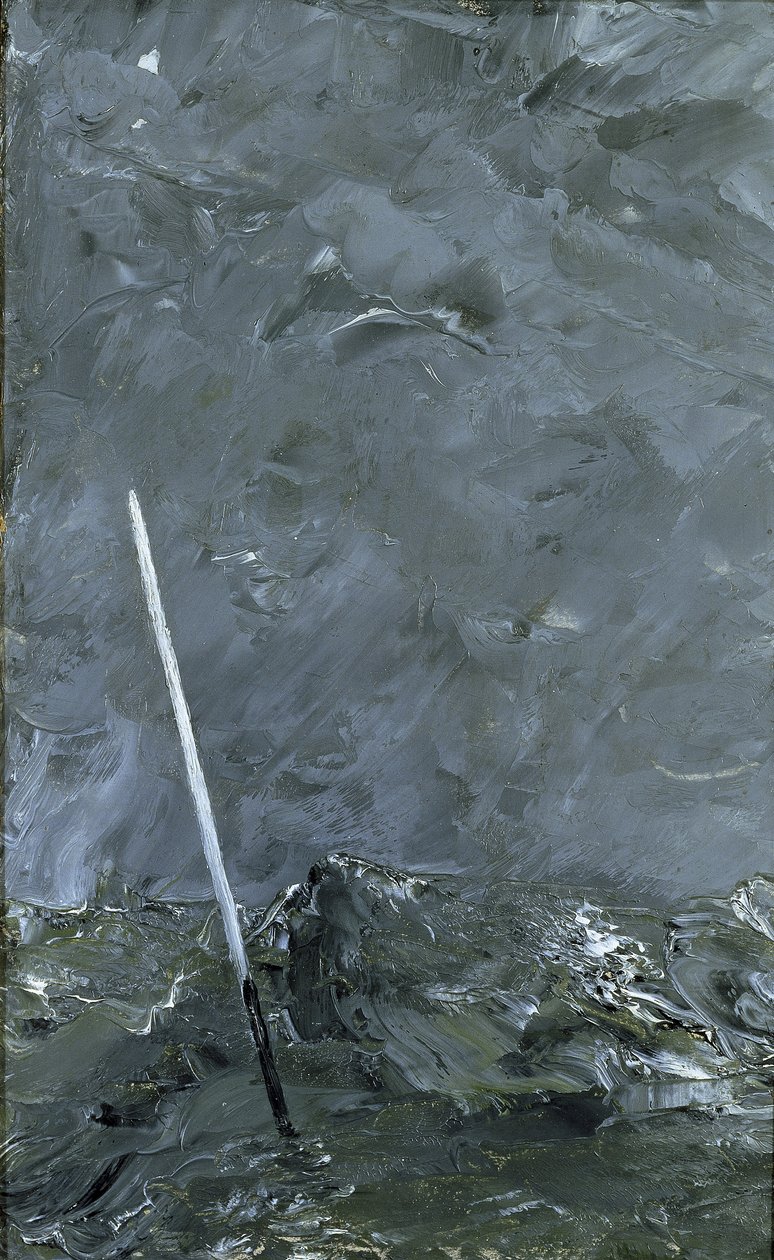 Myrskyinen meripoiju ilman huippumerkkiä, 1892 tekijältä August Johan Strindberg