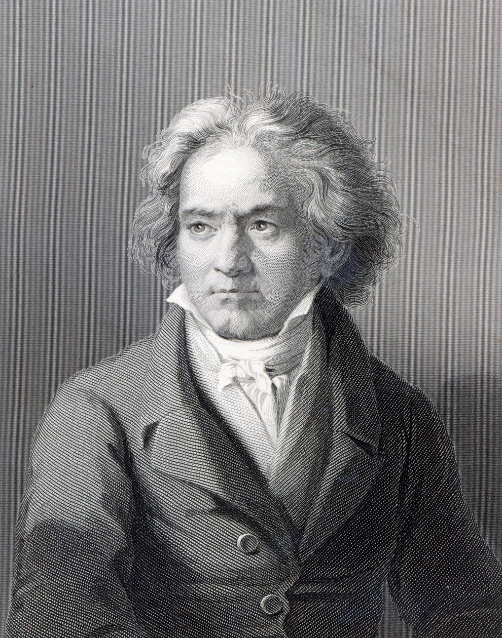 Ludwig van Beethoven, kaiverrus William Holl nuorempi (kaiverrus) tekijältä August Karl Friedrich von Kloeber