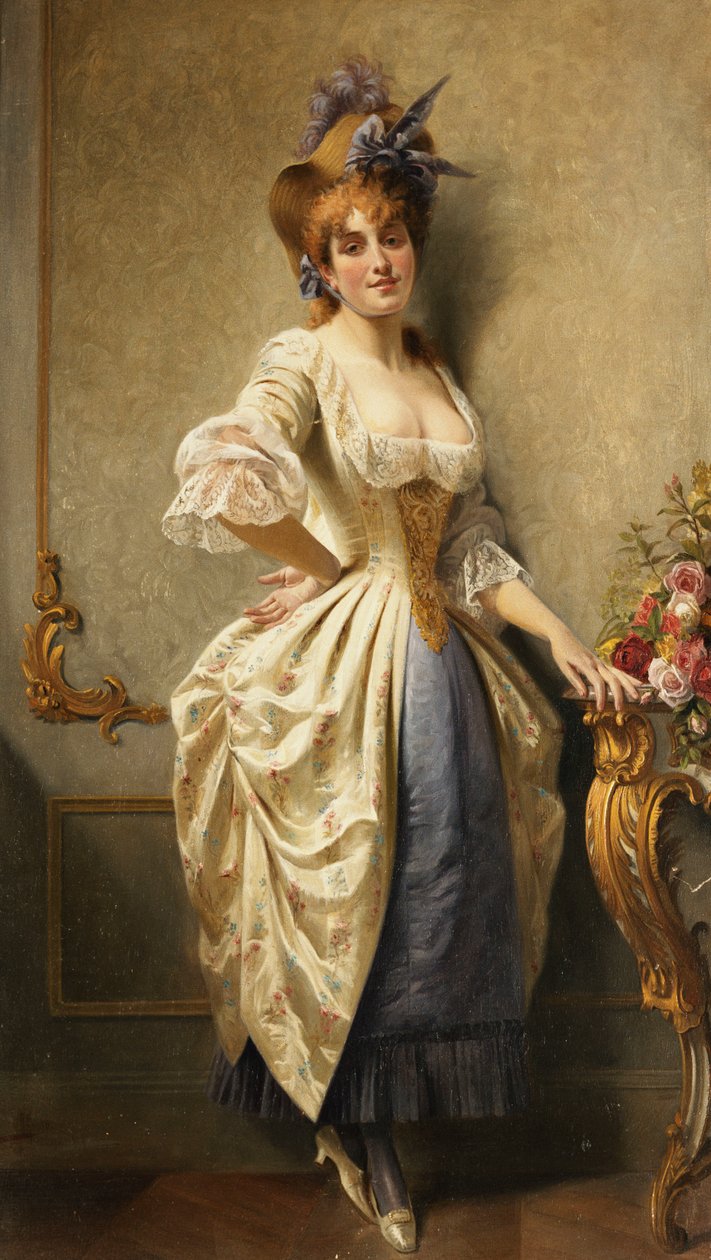 Nuori kaunotar, 1884 tekijältä August Knoop