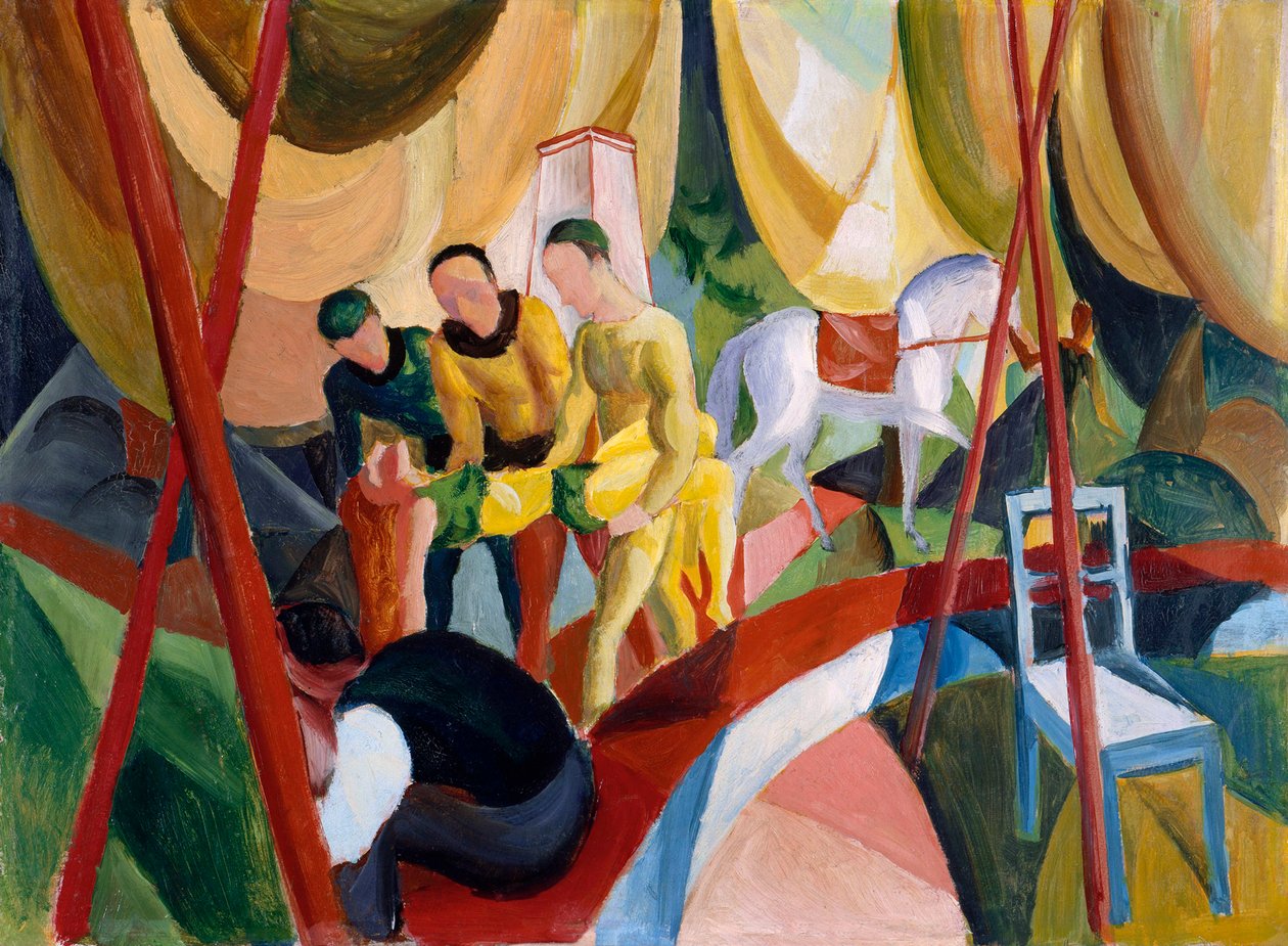 Sirkus, 1913 tekijältä August Macke