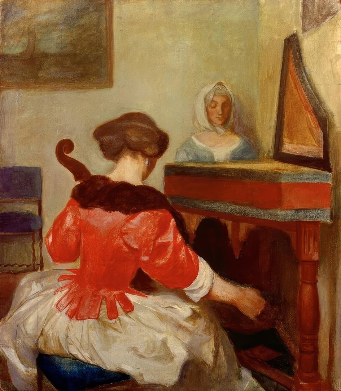 Das Konzert, Kopie nach Gerard ter Borch tekijältä August Macke
