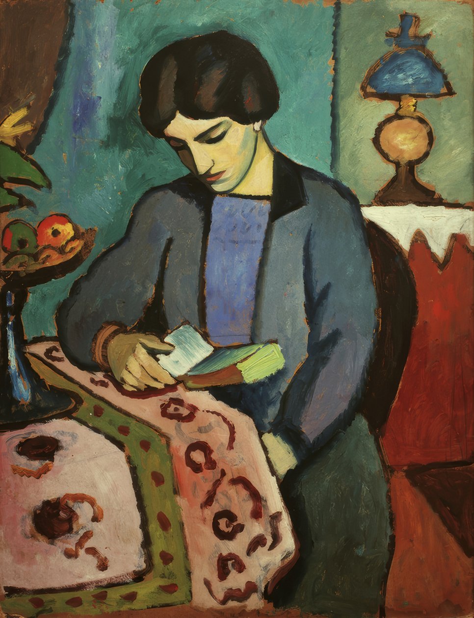 Die Frau des Künstlers tekijältä August Macke