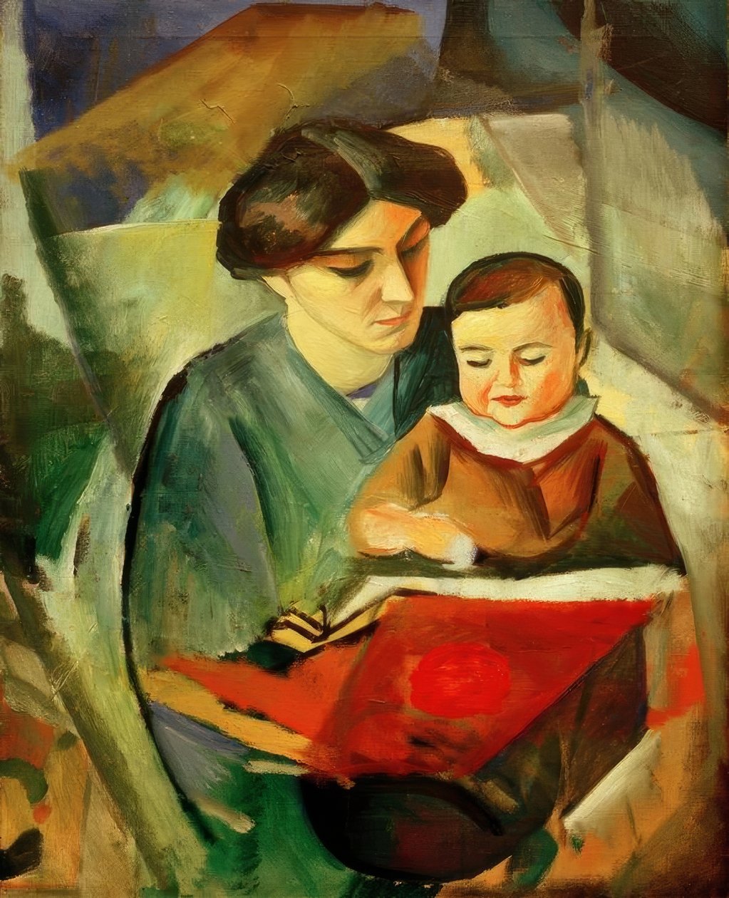 Elisabeth ja Walterchen tekijältä August Macke