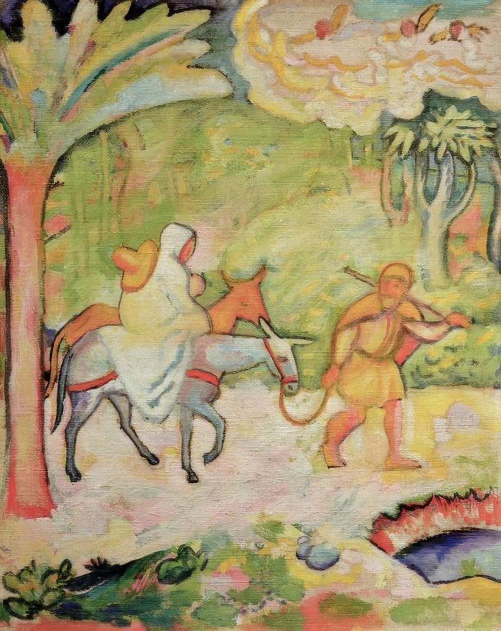 Flucht nach Ägypten tekijältä August Macke