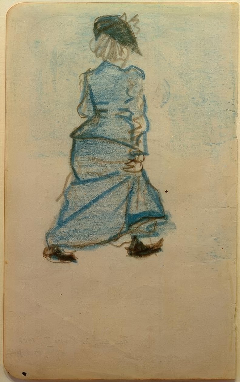 Frau auf der Straße I tekijältä August Macke
