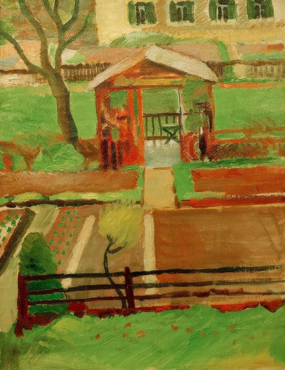 Puutarhavajan Tegernsee tekijältä August Macke
