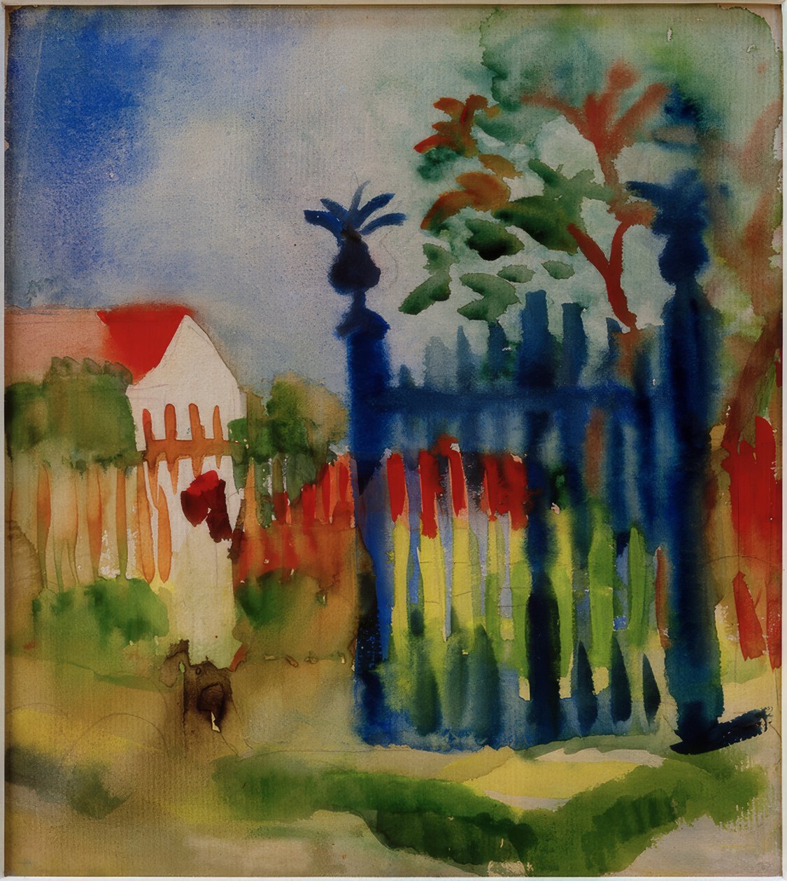 Gartentor tekijältä August Macke