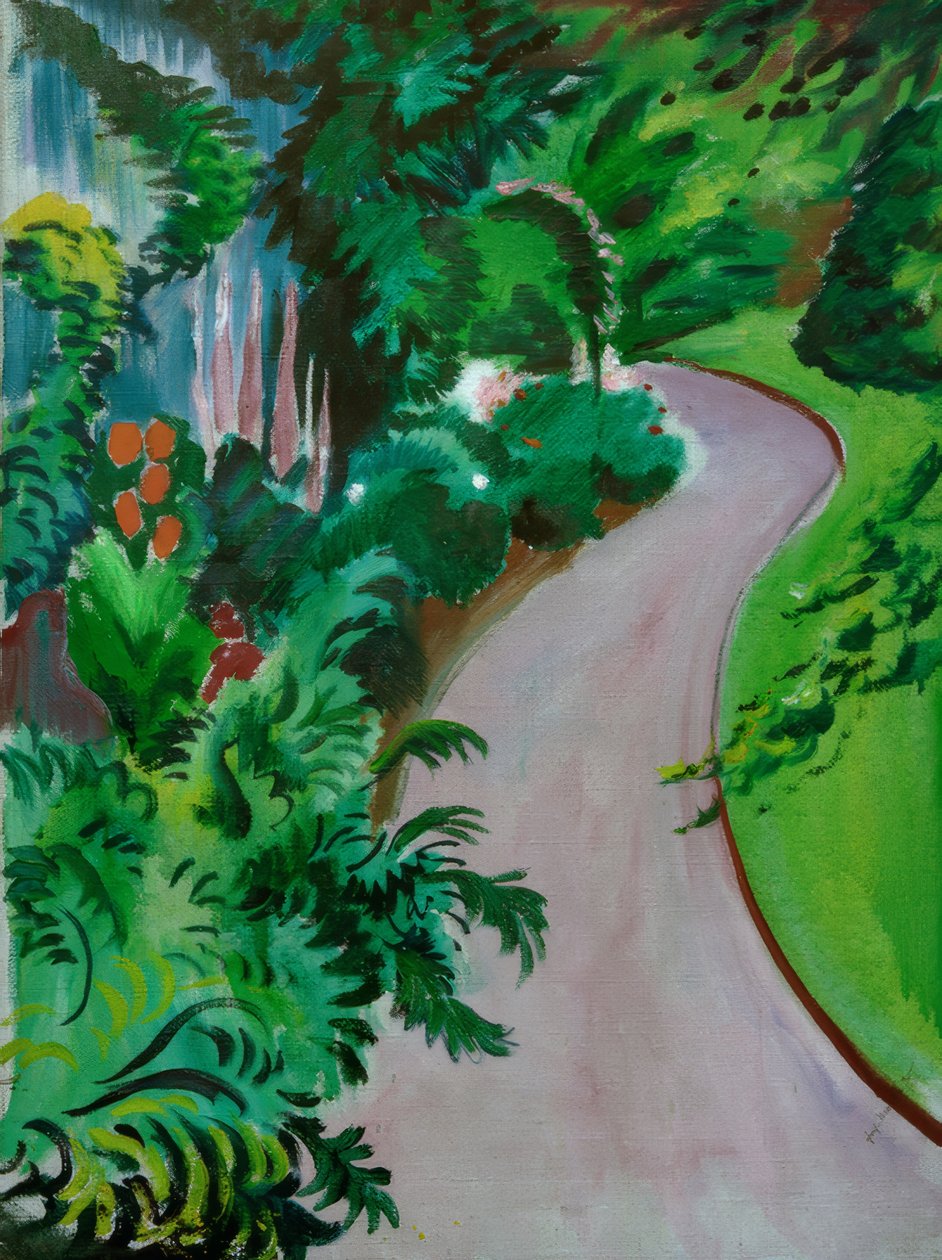 Gartenweg tekijältä August Macke