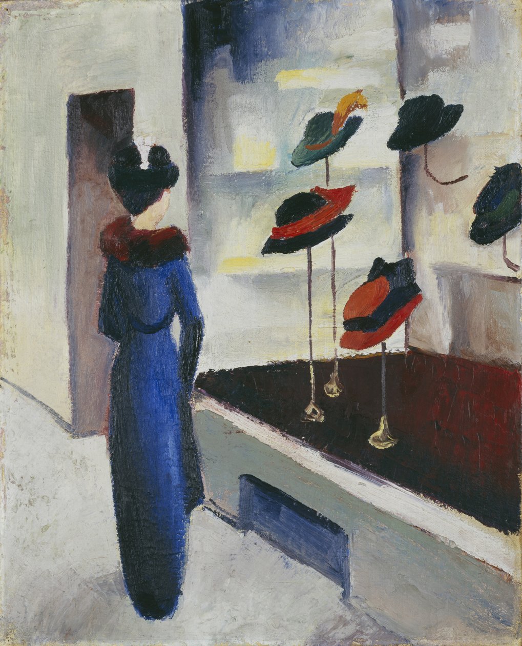 Hattukauppa, 1913 tekijältä August Macke