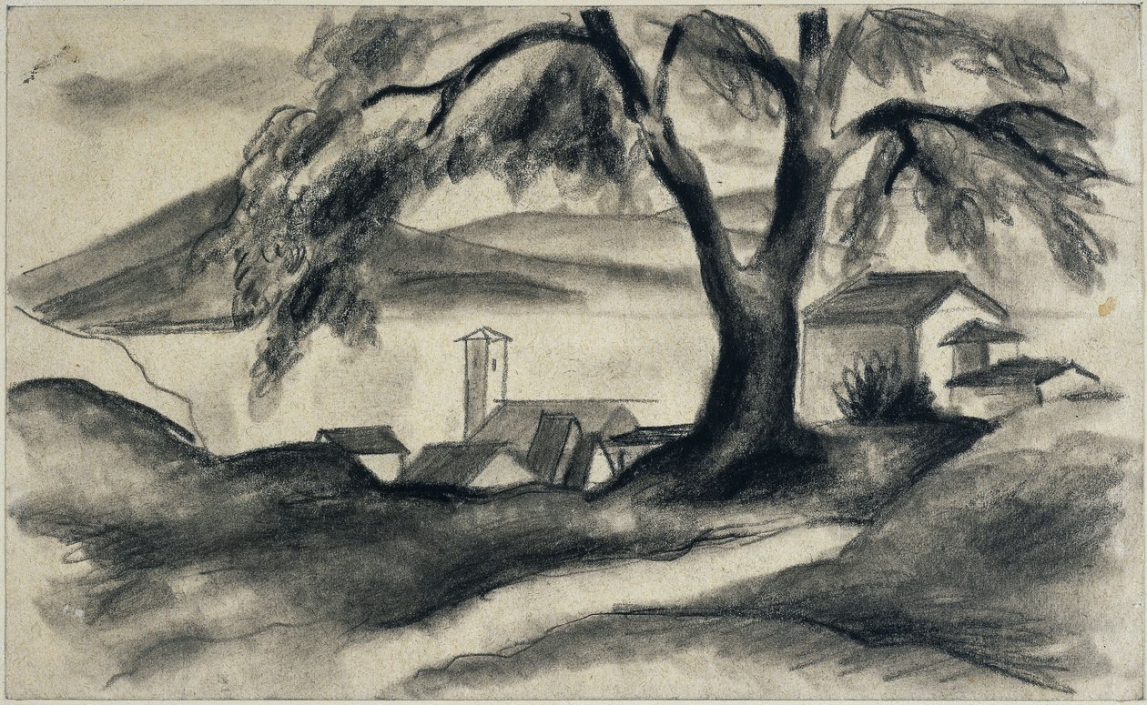 Hilterfingen Thunjärven rannalla tekijältä August Macke