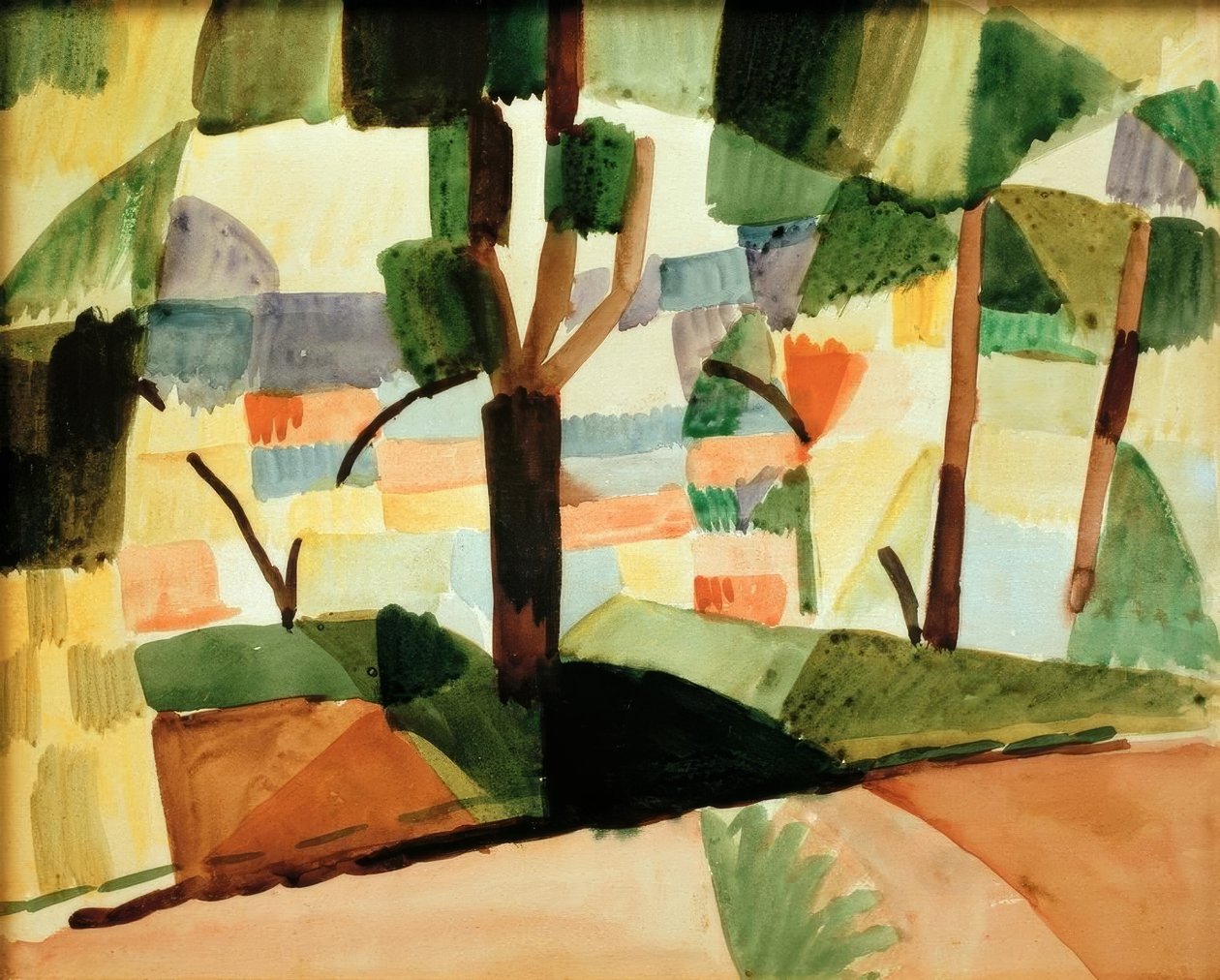 Kandern IV tekijältä August Macke