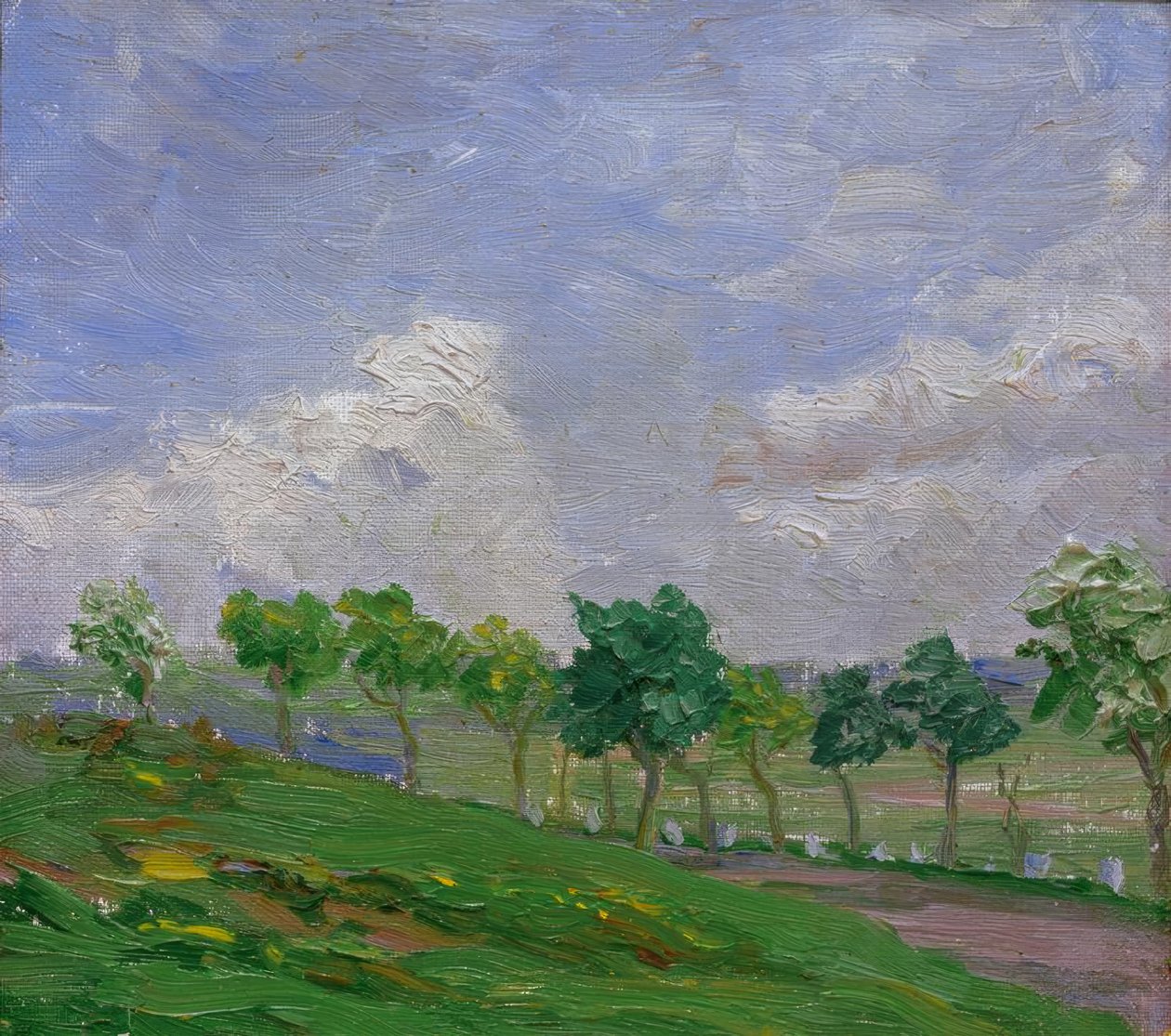 Landschaft bei Kandern tekijältä August Macke