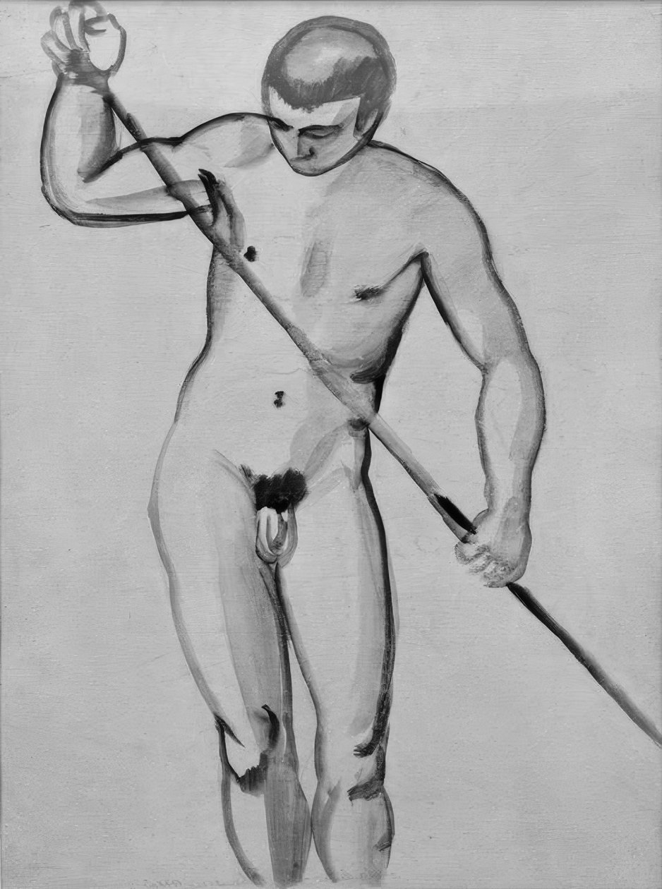 Mies alaston (lauttamies) tekijältä August Macke