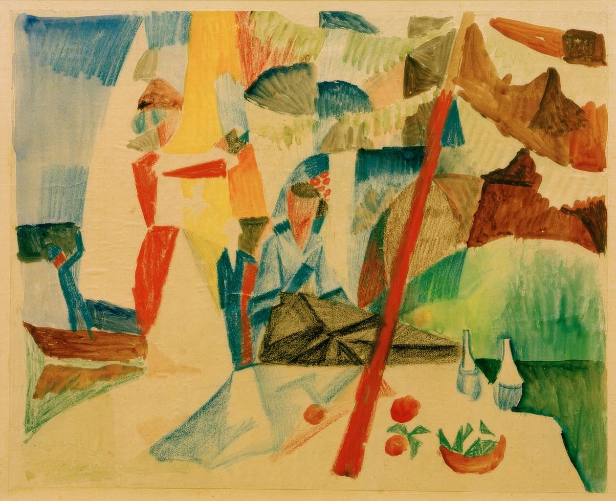 Picknick nach dem Segeln tekijältä August Macke