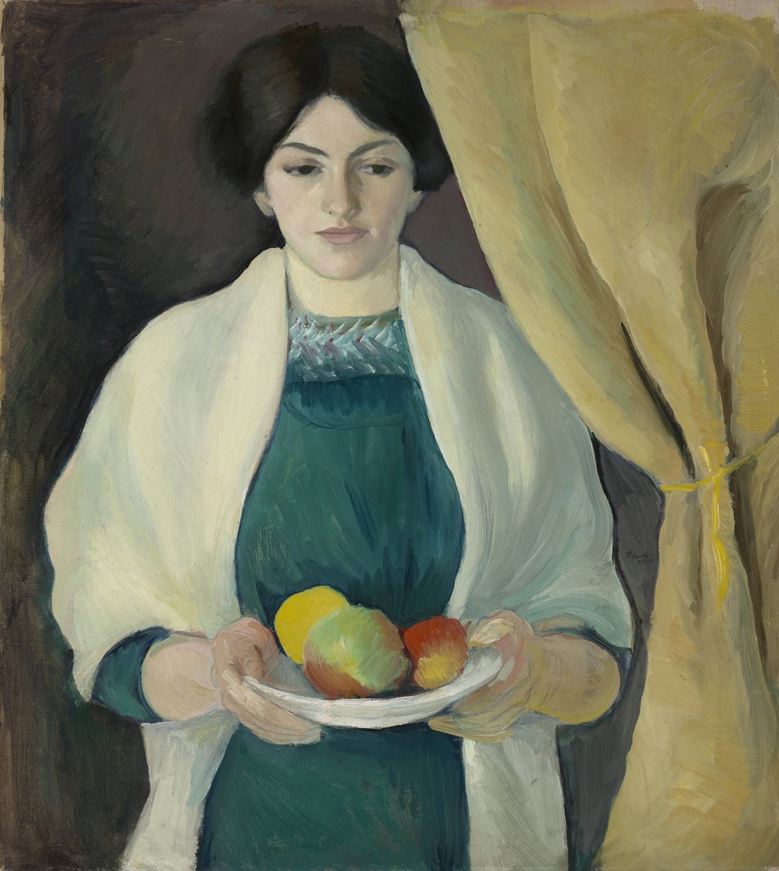 muotokuva omenoiden kanssa tekijältä August Macke