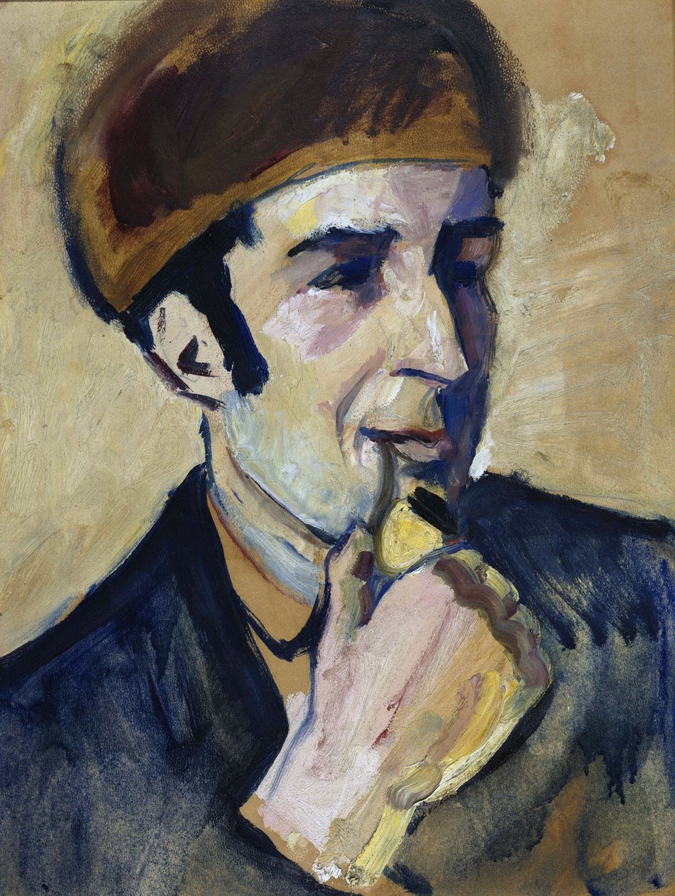 ""Franz Marcin (1880-1916) muotokuva"" Peinture d