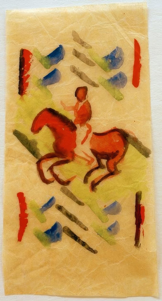 Punainen ratsastaja tekijältä August Macke