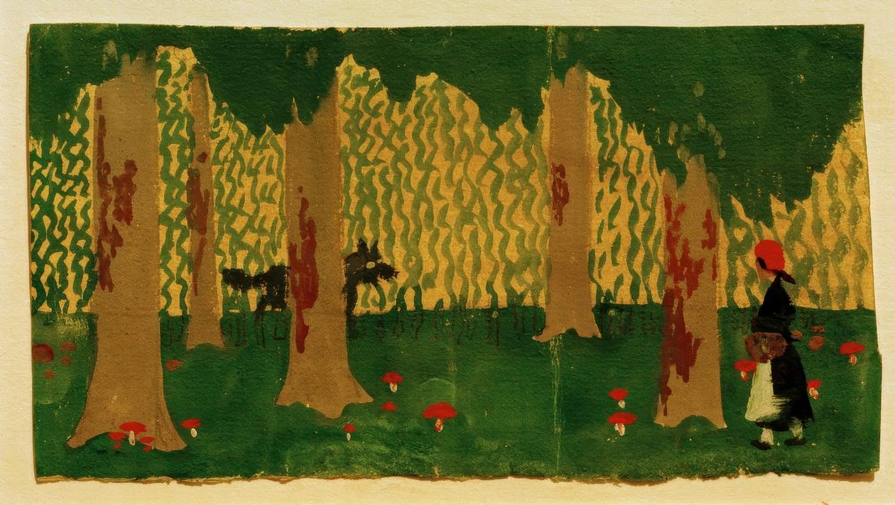 Rotkäppchen tekijältä August Macke