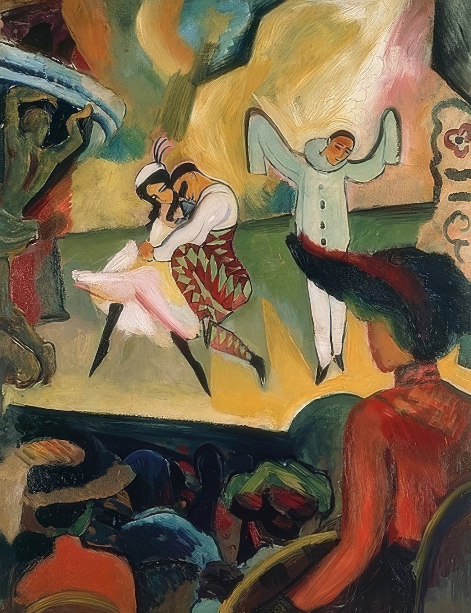 Venäläinen baletti I. 1912 tekijältä August Macke