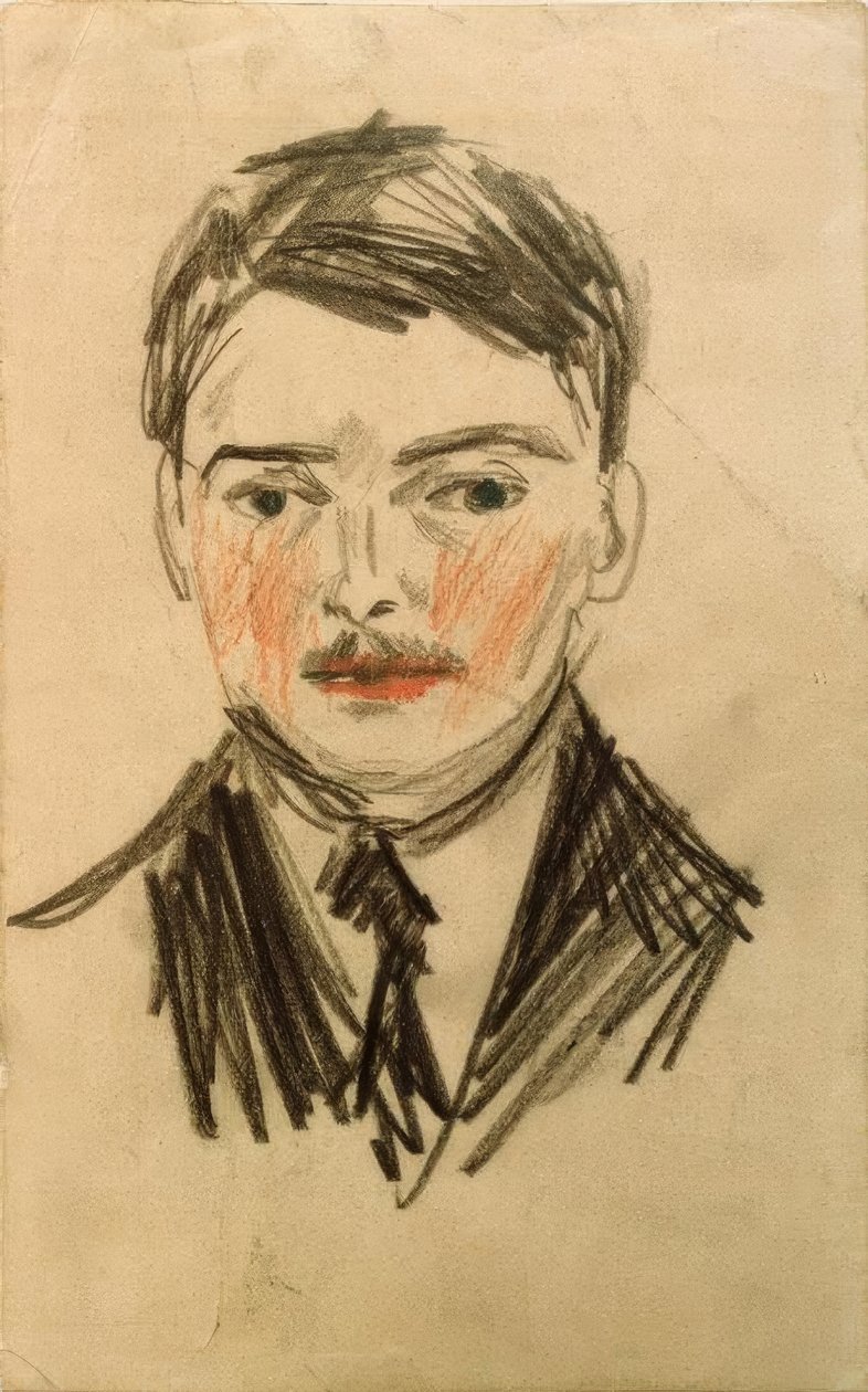Selbstporträt tekijältä August Macke